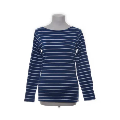 Lange mouwen shirt (Blauw, Wit) van Fitz Katoen, Elastaan