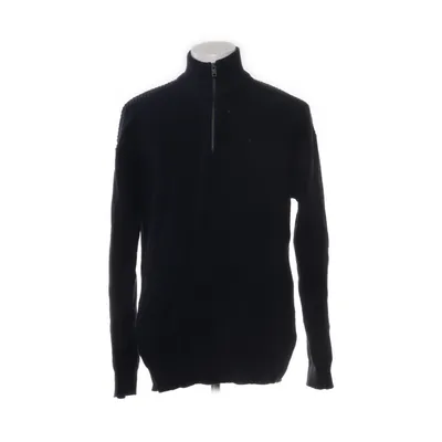 Trui (Zwart) van Solid Gerecycled katoen, Gerecycled polyester