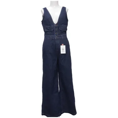 Jumpsuit (Blauw) van Cider Katoen, Lyocell, Polyester, Viscose