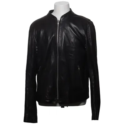 Veste en cuir (Noir) de Gino Marcello Cuir, Polyester