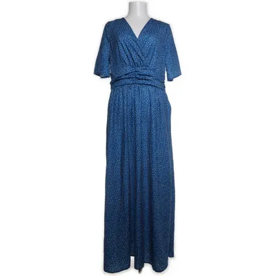 Långklänning (Blå, Vit) från Emery Rose Polyester