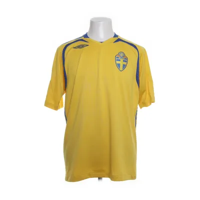 Fotbollströja (Gul, Blå) från Umbro Bomull, Polyester