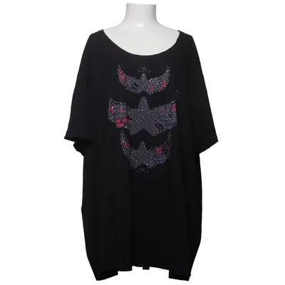 T-shirt (Svart, Flerfärgad) från Ulla Popken Bomull