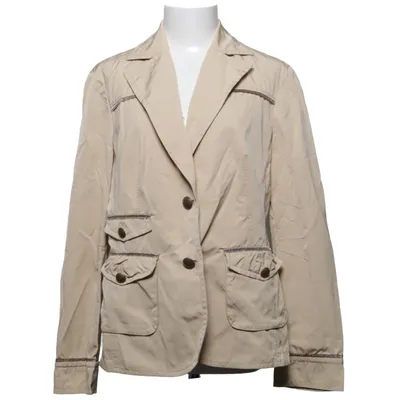 Blazer (Beige) van Orwell Katoen, Polyester