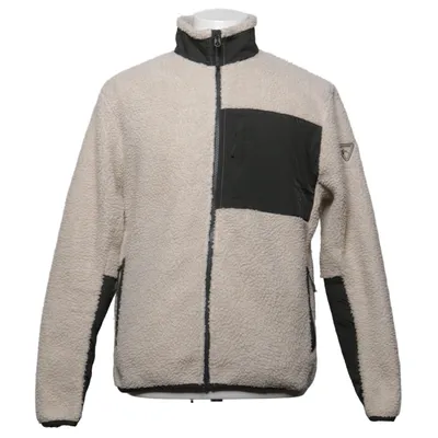 Fleecejakke (Beige, Sort) fra H&M Sport Polyamid, Polyester