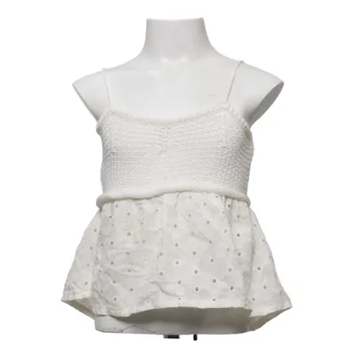 Top (White) from Zara Cotton, Polyester