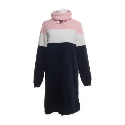 Jurk met col (Blauw, Grijs, Roze) van Gina Katoen, Polyester, Viscose