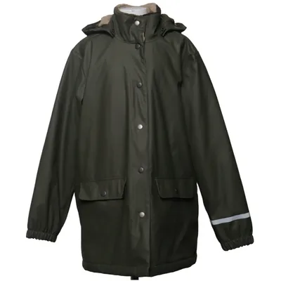 Regenjack (Groen) van Lindex Kids Polyester, Polyurethaan