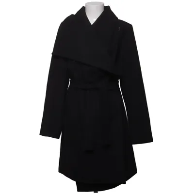 Frakke (Sort) fra Giacomo Elastan, Polyester, Viscose