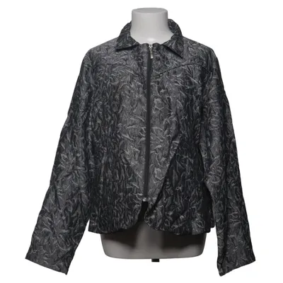 Jacket (Gray, White) from Ofelia Metallic fiber, Polyamide, Polyester, Viscose