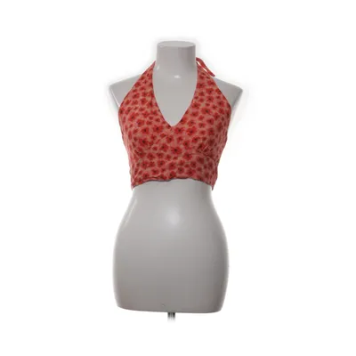 Halternecktopp (Röd, Flerfärgad) från Stradivarius