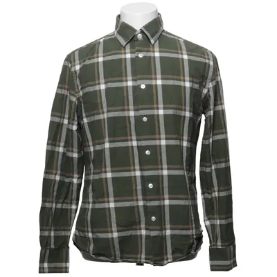 Flannel shirt (Green, White, Beige) from Chevalier Cotton