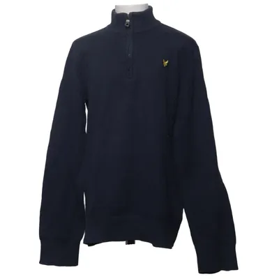 Pull-over (Bleu) de Lyle & Scott Junior Coton, Laine de mouton