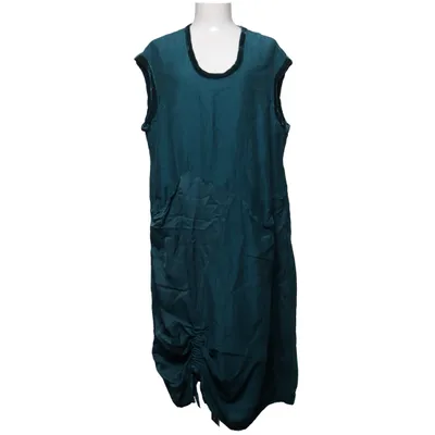 Kjole (Boheme 915 - tunika/kjole - med snortræk - petrol) fra Bohéme Viscose