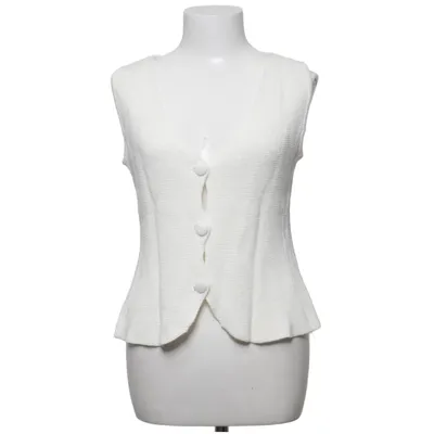 Gilet (Wit) van Zara Linnen, Viscose