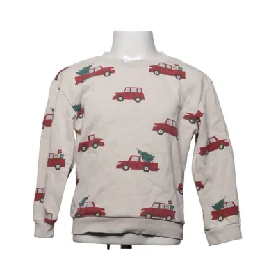 Sweatshirt (Wit, Meerkleurig) van H&M Katoen, Polyester