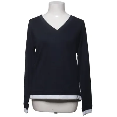 Langærmet t-shirt (Blå) fra Margittes Elastan, Modal, Silke, Viscose