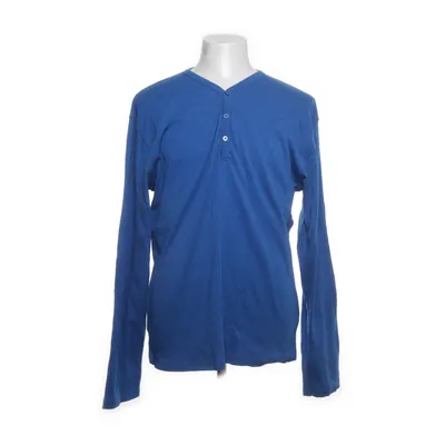 Henley shirt (Blauw) van Friends Katoen