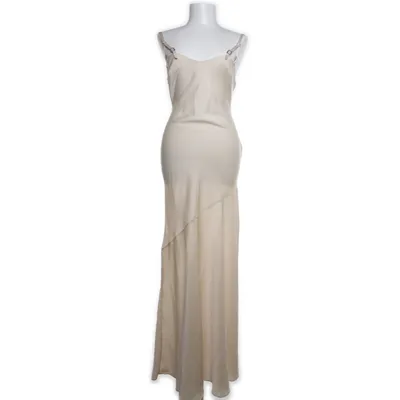 Evening gown (Beige) from ASOS Design Elastane, Polyester