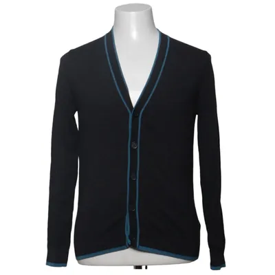 Cardigan (Grijs, Blauw) van Topman Premium Merinowol