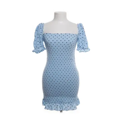 Jurk (Blauw, Zwart) van Stradivarius Viscose, Elastaan, Polyester