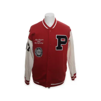 Collegejacka (Röd, Flerfärgad) från FSBN Bomull, Polyester