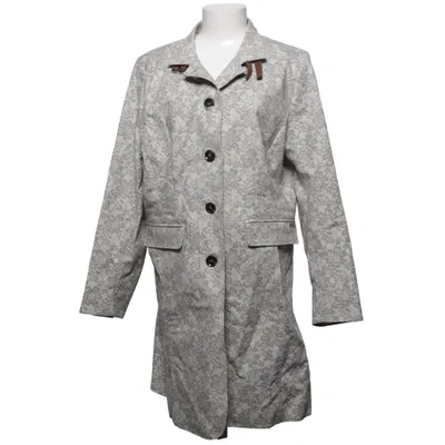 Manteau (Beige, Blanc) de Junge Coton, Élasthane, Polyester