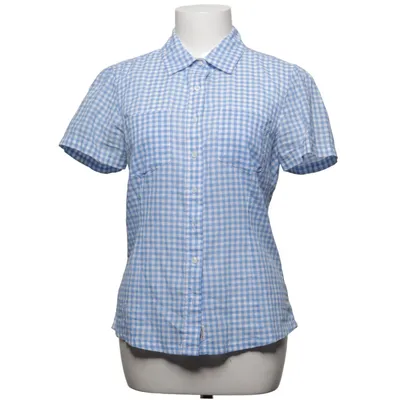 Chemise à manches courtes (Bleu, Blanc) de Race Marine Coton