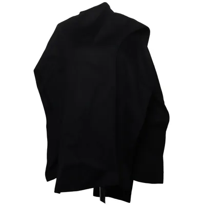 Poncho (Black) from COS Lyocell, Wool