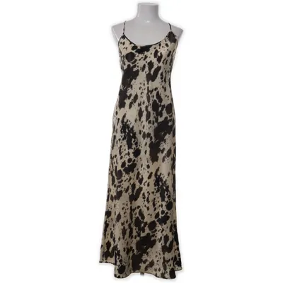 Långklänning (Beige, Svart, Flerfärgad) från Zara