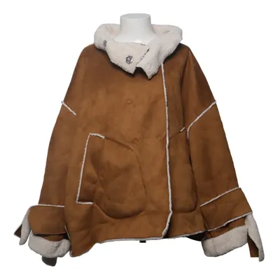 Shearlingjakke (Brun, Hvid) fra ASOS Polyester