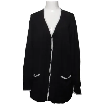 Cardigan (Black, White) from Generous by Lindex Cotton, Viscose