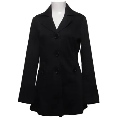 Trench coat (Black) from VILA Clothes Cotton, Elastane, Polyester