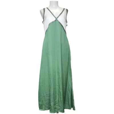 Maxi dress (Green, White) Polyester