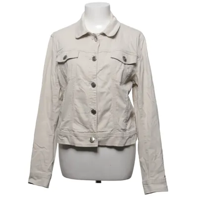 Denim jacket (Beige) from Votre Nom Cotton, Elastane