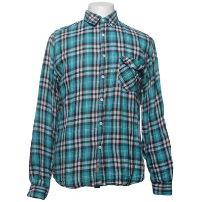 Chemise en flanelle (Bleu, Blanc, Noir) de Vailent Clothing Coton