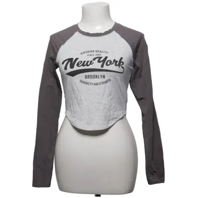Baseball T-shirt (Gray) from Dazy Cotton, Elastane