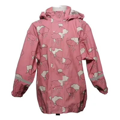 Rain jacket (Pink, White) from Lindex Kids Polyurethane