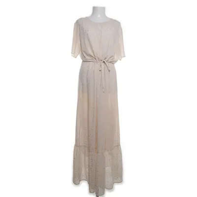 Maxi dress (Beige, Silver) from Ichi