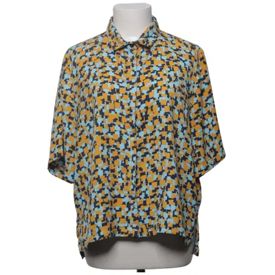 Korte mouwen shirt (Geel, Blauw, Zwart) van Monki Polyester