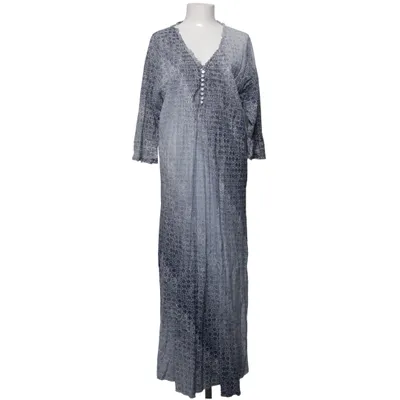 Maxikleid (Blau, Weiß) von Oneseason Baumwolle
