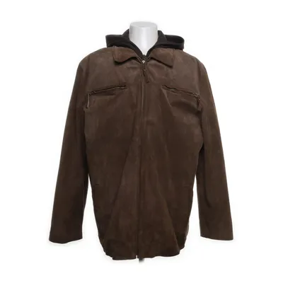 Jacket (Brown) from HI Buxter Cotton, Leather