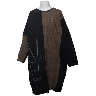 Robe (Noir, Marron) de Marta Coton, Élasthane, Viscose
