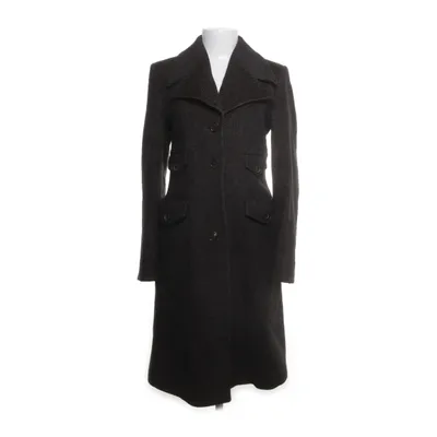 Coat (Black) from René Lezard Acetate, Alpaca wool, Wool, Viscose