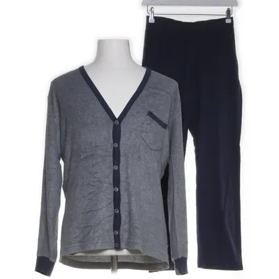 Pyjama (Blauw, Grijs) van Calida Katoen