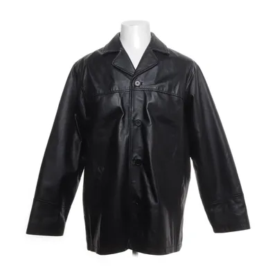Leren jack (Zwart) van Shine