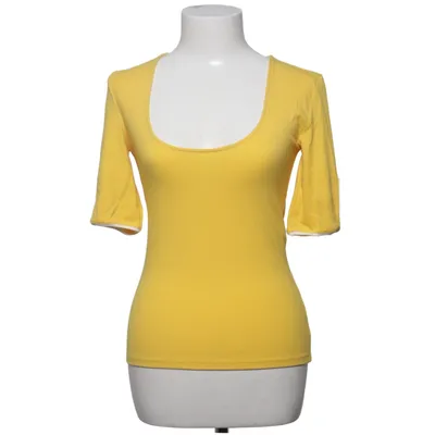 Top (Yellow) from Zara Elastane, Polyester, Viscose