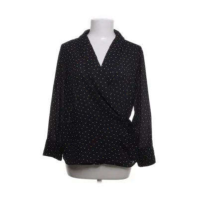 Blouse portefeuille (Noir, Jaune) de Zara Basic