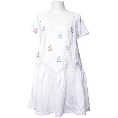 Klänning (Vit, Flerfärgad) från ASOS Design Bomull, Viskos