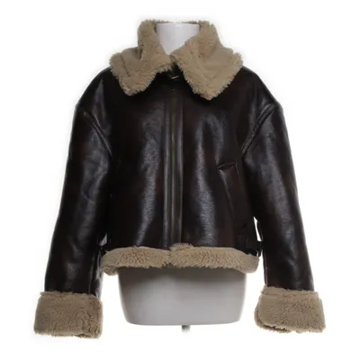 Shearlingjakke (Brun) fra AFTF Basic Polyester, Polyurethan